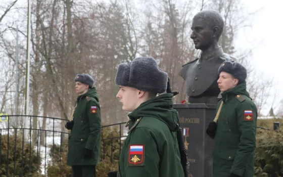 В Гусеве почтили память Героя России Валерия Паламарчука