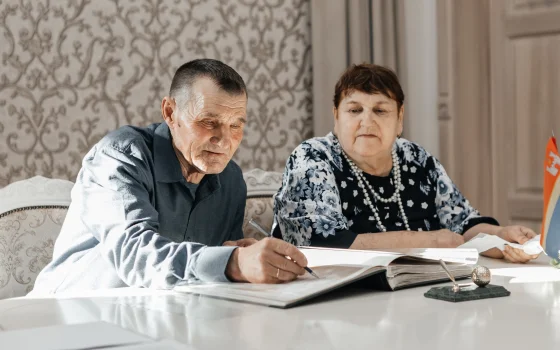 В Гусеве семья Нарайкиных отметила золотую свадьбу