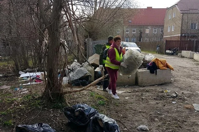 В Гусеве привели в порядок бывшие площадки для крупногабаритных отходов