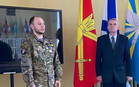 Педагог Михайловской школы получил награду за поисковую работу