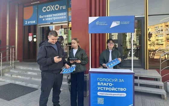 Волонтеры помогают жителям Гусева выбрать территории для преображения
