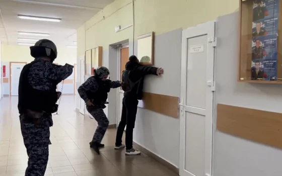 В Гусевском округе прошли учения по отработке действий при угрозе теракта