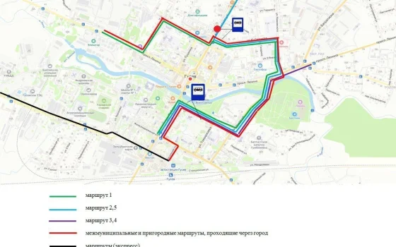 С 29 по 31 мая в Гусеве изменится движение общественного транспорта