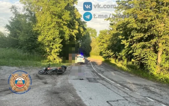 В Гусевском районе мотоциклист пострадал в ДТП при съезде с дороги
