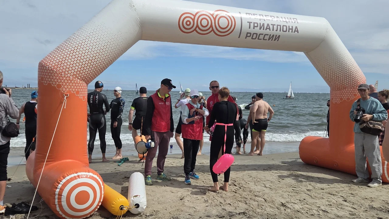 Гусевские спортсмены впервые штурмовали «Морской триатлон» в Пионерском