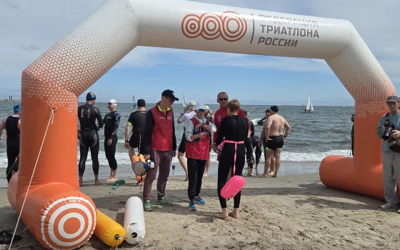 Гусевские спортсмены впервые штурмовали «Морской триатлон» в Пионерском