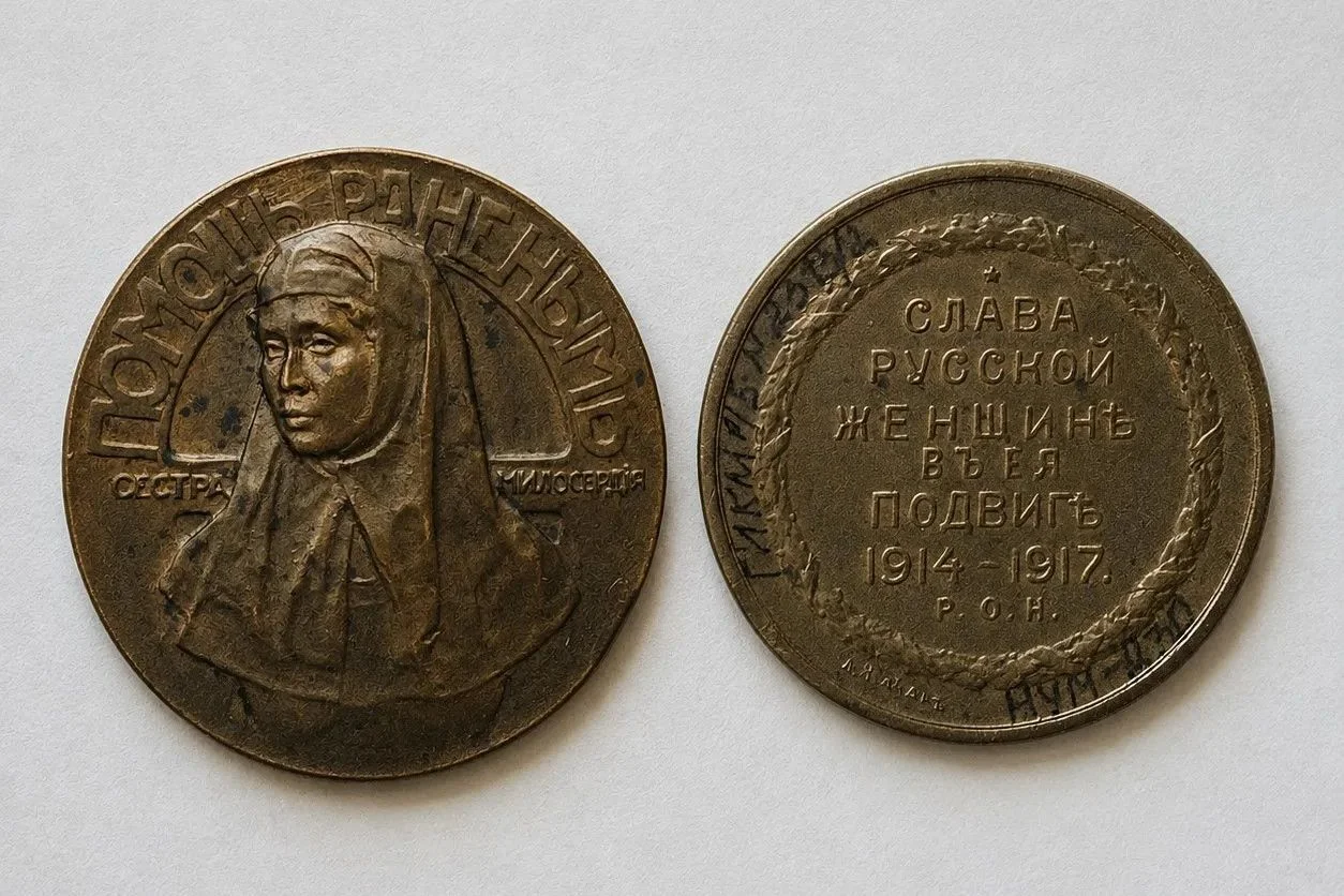 «История одного предмета»: женская медаль времён Первой мировой войны