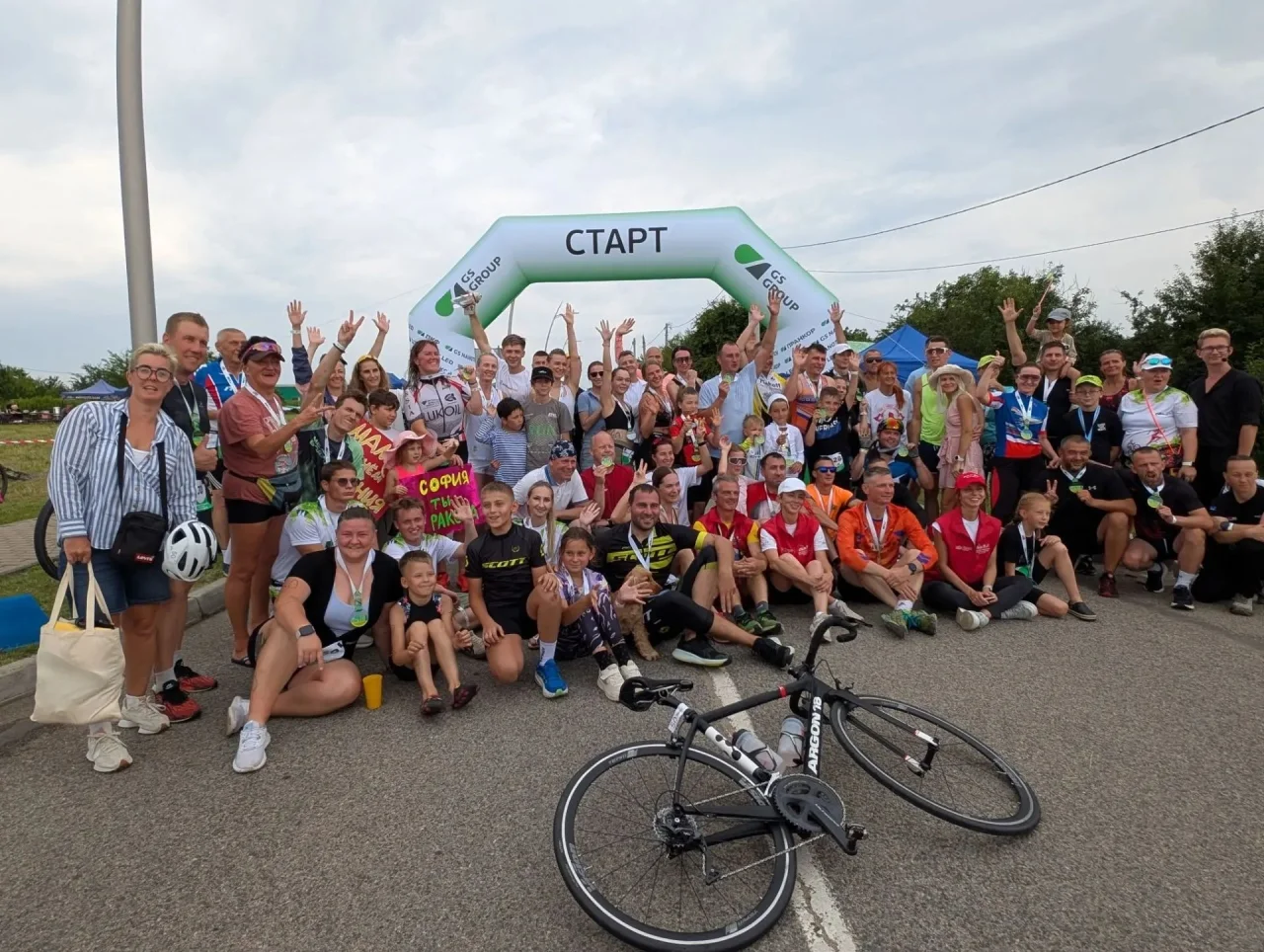 Более ста спортсменов собрал VII чемпионат по триатлону на кубок GS Group