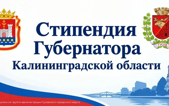 Восемь юных жителей Гусевского округа стали получателями губернаторской стипендии