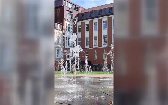 Фонтан на центральной площади будет работать до конца недели